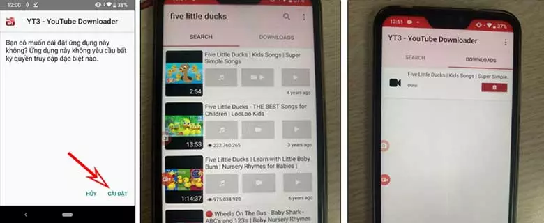 Cách tải video YouTube về điện thoại bằng ứng dụng Android - YT3