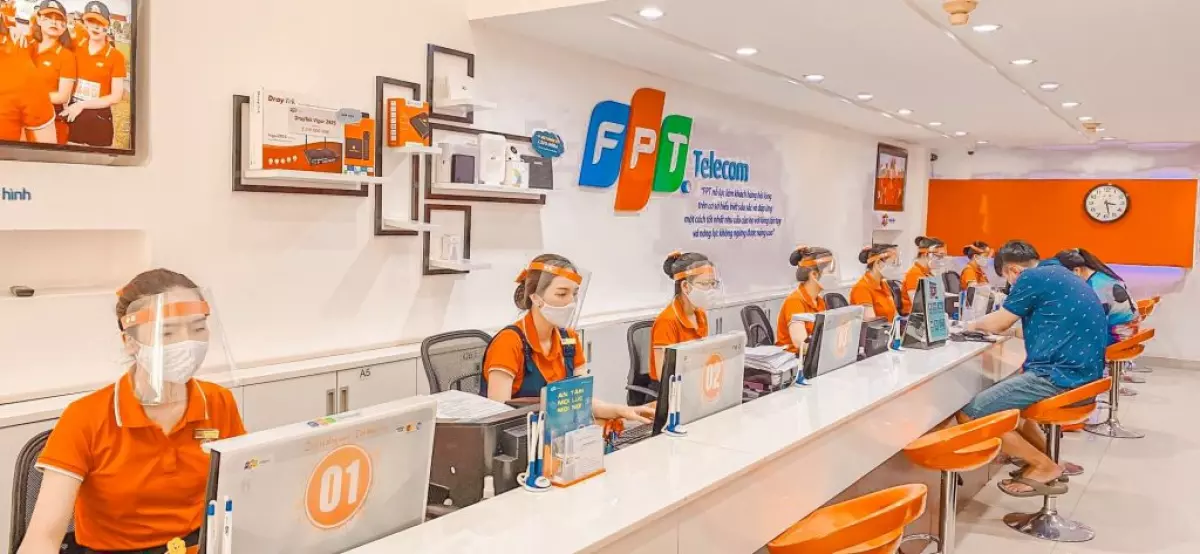 Một văn phòng giao dịch của FPT Telecom