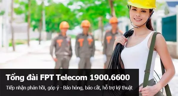 Đội ngũ nhân viên FPT Telecom sẵn sàng tư vấn cho khách hàng