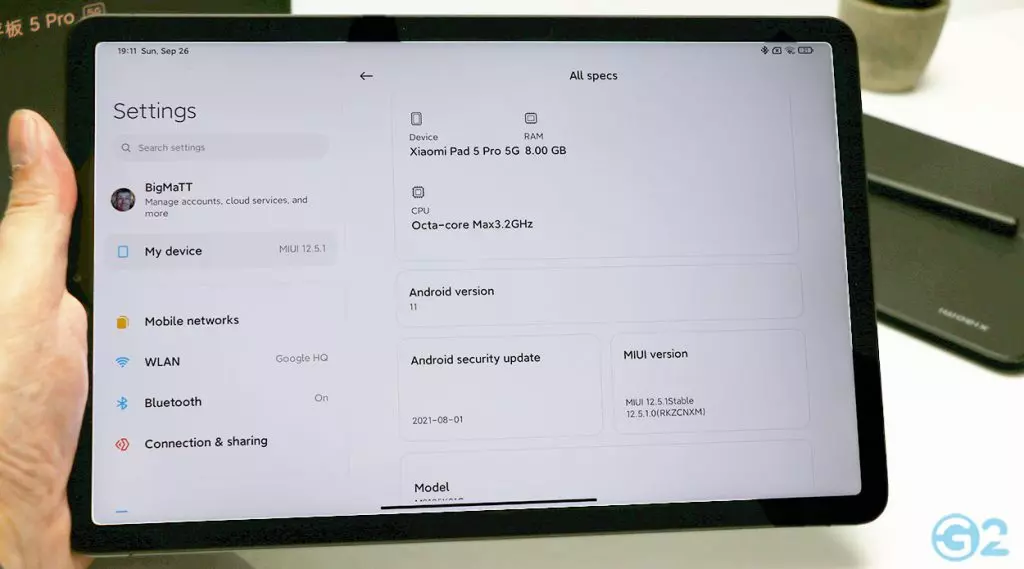 Xiaomi Pad 5 Pro 5G