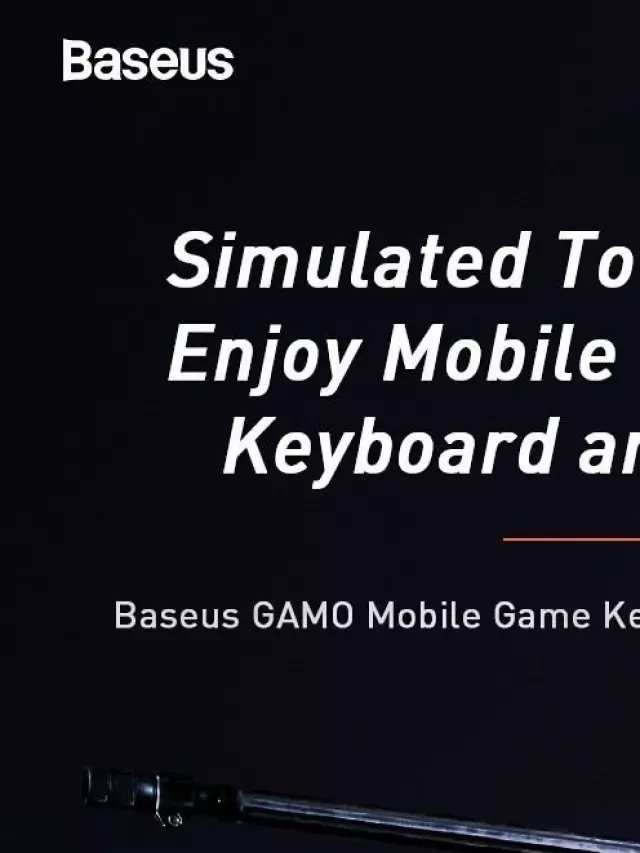   Bộ sản phẩm hỗ trợ chơi Game Baseus GAMO Mobile Game Suit: Kết hợp hoàn hảo cho trải nghiệm game đỉnh cao!
