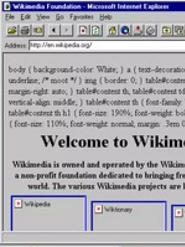   Internet Explorer 2: Khám phá trình duyệt web thế hệ đầu tiên